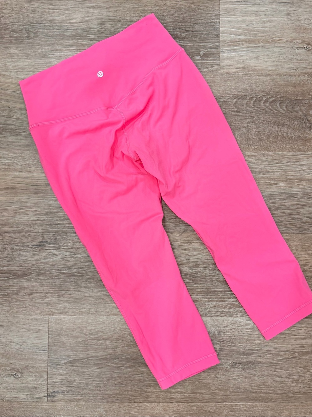 lululemon athletica Bright Pink Cropped Leggings